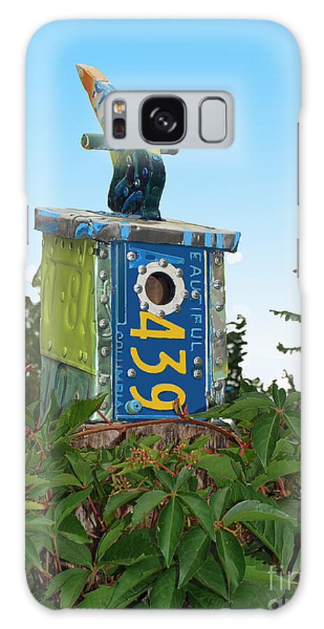 Bird House Galaxy Case featuring the photograph Bird House 439 by Bill Thomson