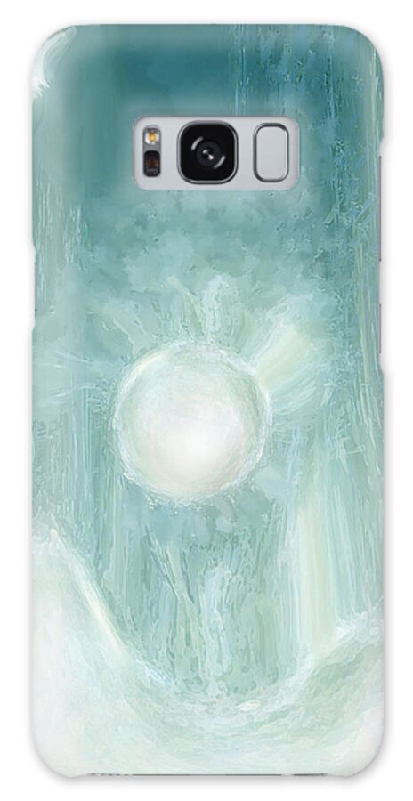 Sun Galaxy Case featuring the digital art Bird of Elysian by Linda Sannuti