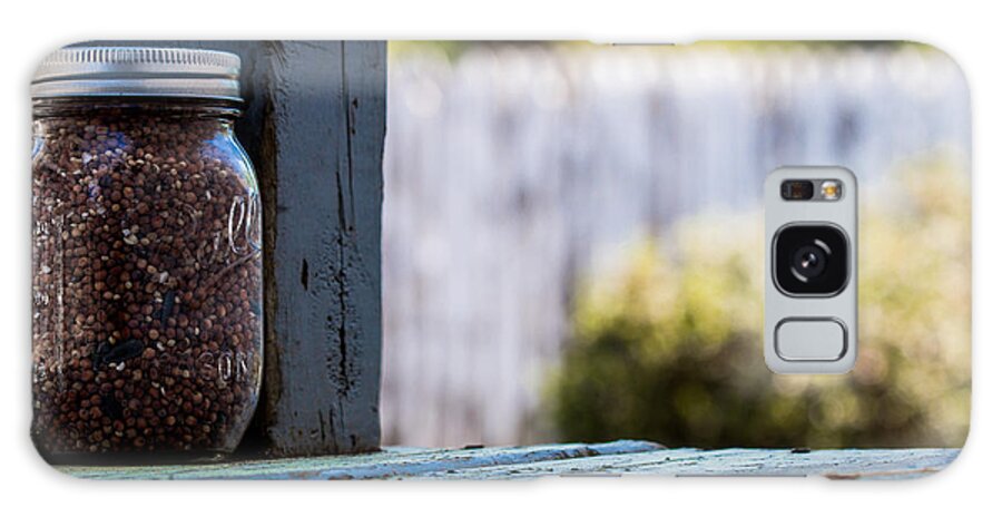 Mason Jars Galaxy Case featuring the photograph Bird's Eye view on lunch by JCV Freelance Photography LLC