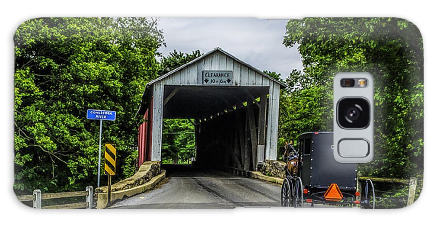 Bitzers Galaxy Case featuring the photograph Bitzers Covered Bridge by Nick Zelinsky Jr