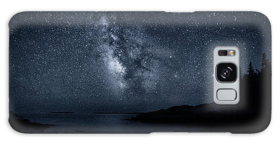 Maine Galaxy Case featuring the photograph Black and Blue by Robert Fawcett