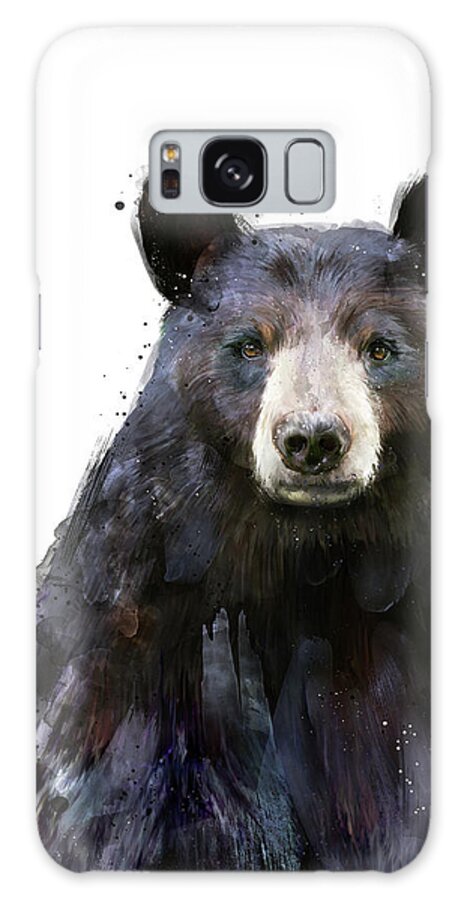 Bear Galaxy Case featuring the painting Black Bear by Amy Hamilton