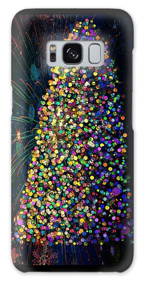 Blacklight Galaxy Case featuring the digital art Black Forest 2 by Pamela Smale Williams