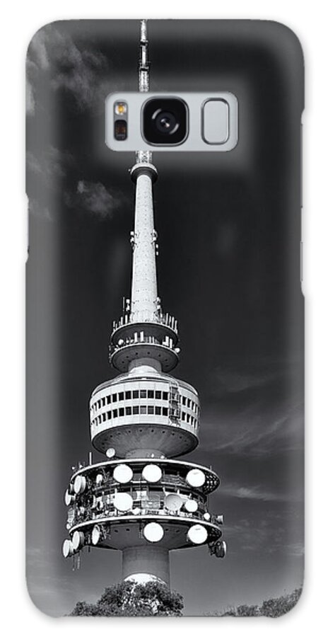 Black Mountain Galaxy Case featuring the photograph Black Mountain Tower by Nicholas Blackwell