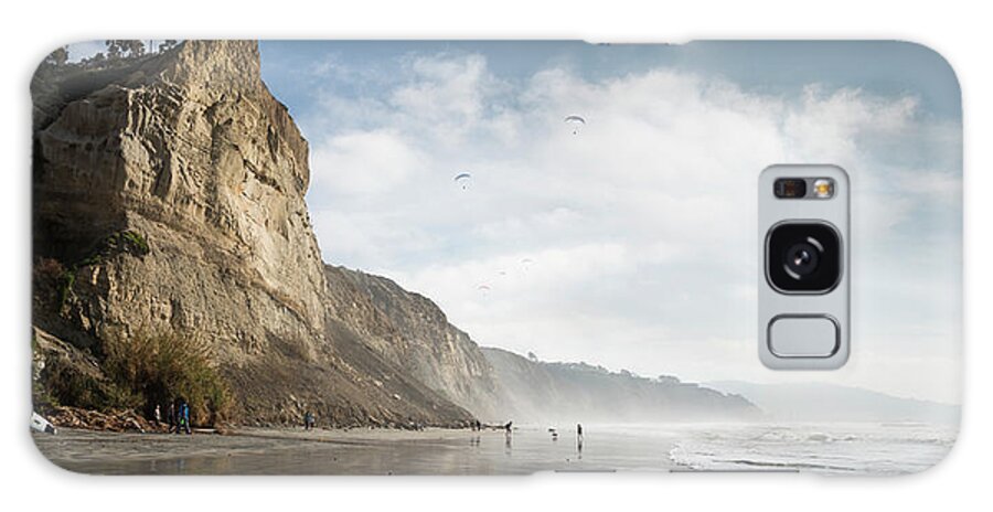 San Diego Galaxy Case featuring the photograph Black's Beach Cliffs by William Dunigan