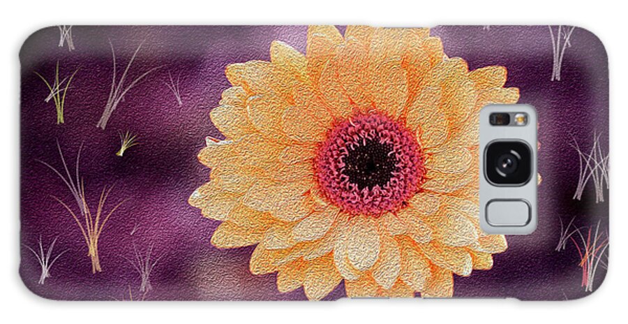 Gerbera Galaxy Case featuring the digital art Bloom where planted by Vanessa Thomas