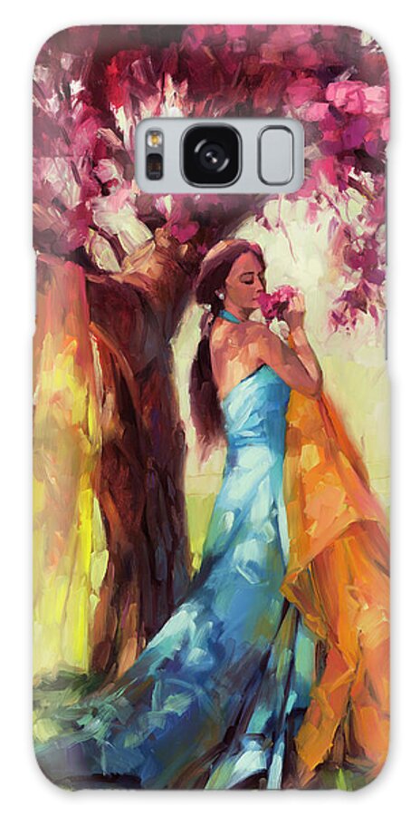 Country Galaxy Case featuring the painting Blossom by Steve Henderson