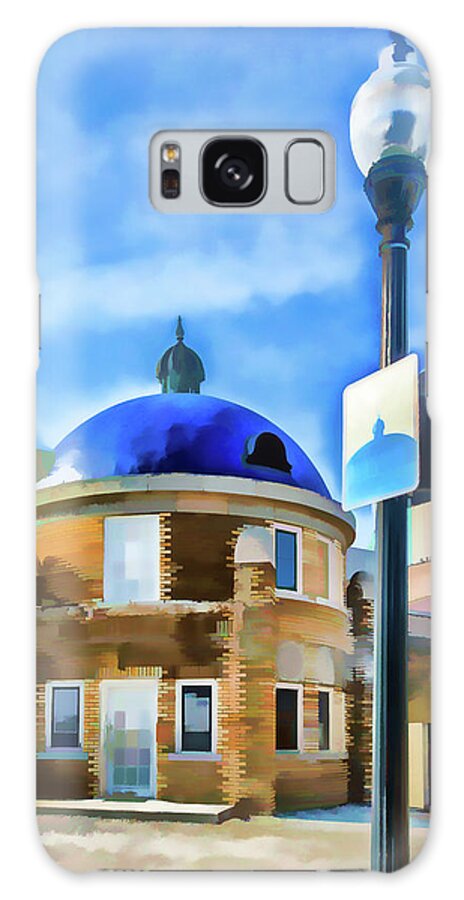 Blue Dome District Galaxy Case featuring the photograph Blue Dome District Impression by Bert Peake