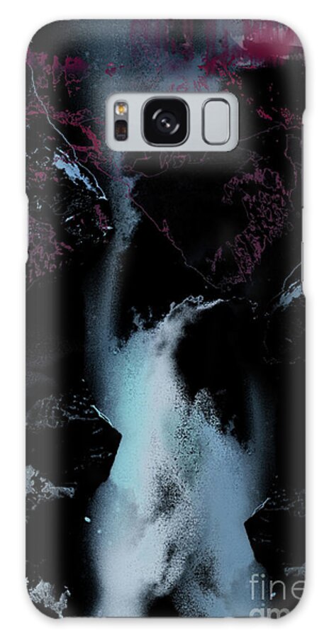 Blue Falls Galaxy S8 Case featuring the photograph Blue Falls by Bruno Santoro