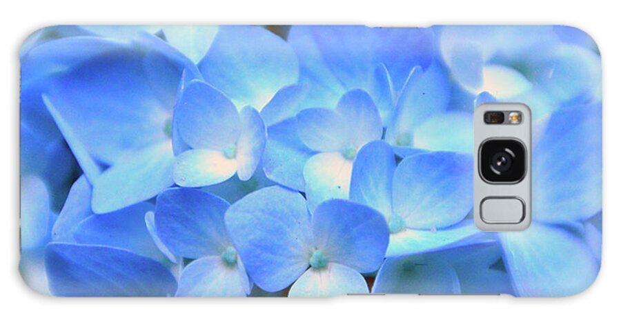 Flower Galaxy Case featuring the photograph Blue Hydrangea by Brian O'Kelly