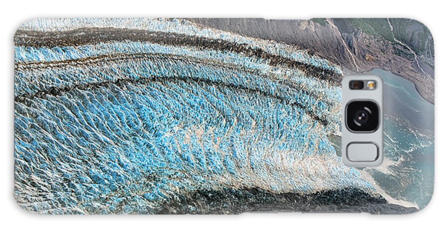 Alaska Galaxy S8 Case featuring the photograph Blue Ice Glacier Alaska by Waterdancer 