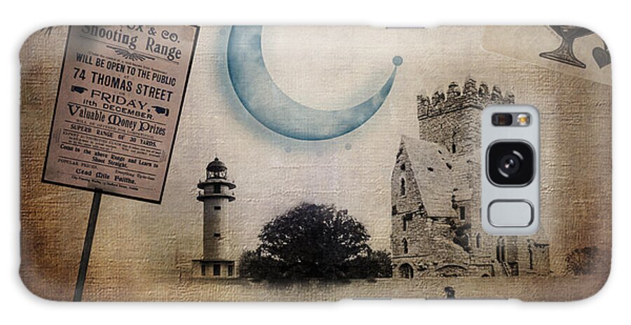 Digital Galaxy Case featuring the photograph Blue Moon Over castle Brook by Thomas Leparskas