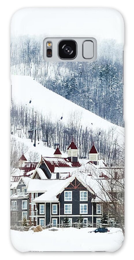 Blue Mountain Galaxy Case featuring the photograph Blue Mountain Ski Resort by Tatiana Travelways