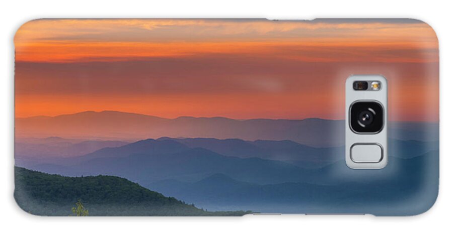 Blue Ridge Galaxy Case featuring the photograph Blue Ridge Sunrise at Wintergreen by Karen Jorstad