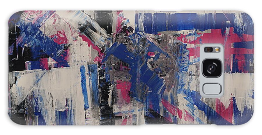 Abstract Galaxy Case featuring the painting Blue Vision by Jimmy Clark