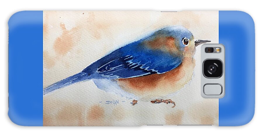 Bluebird Galaxy S8 Case featuring the painting Bluebird #5 by Pat Dolan