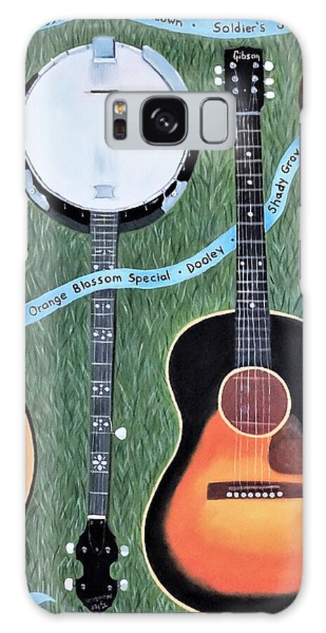 Instruments Galaxy Case featuring the painting Bluegrass Tribute by Jill Ciccone Pike