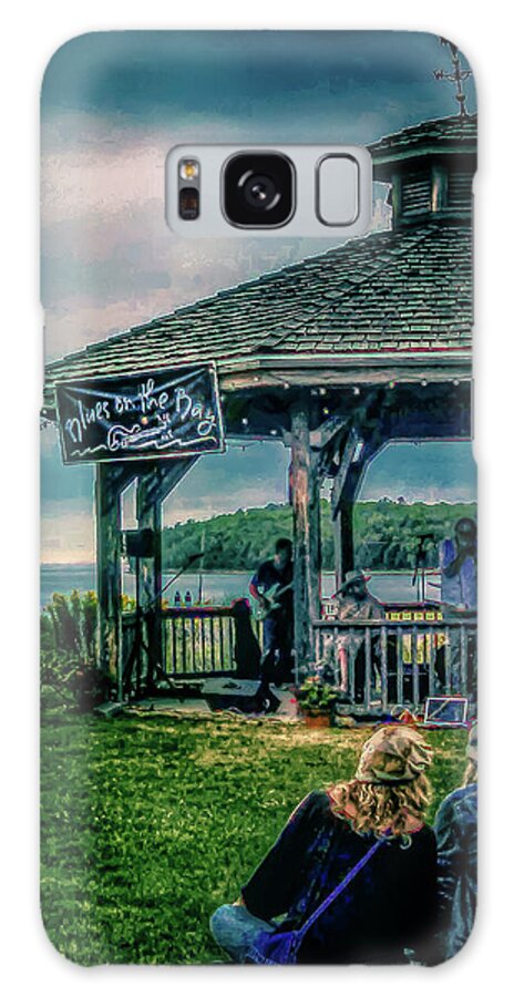 Ellison Bay Galaxy Case featuring the photograph Blues on the Bay by Terry Ann Morris