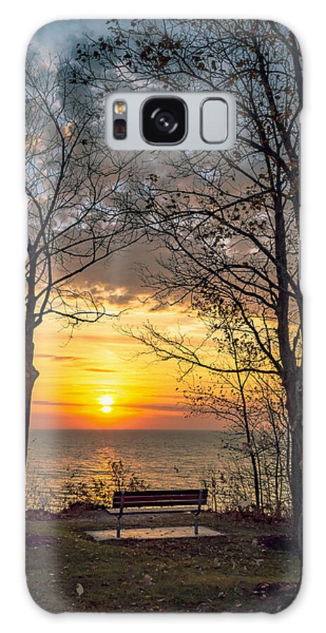 Bluff Galaxy Case featuring the photograph Bluff Bench by James Meyer