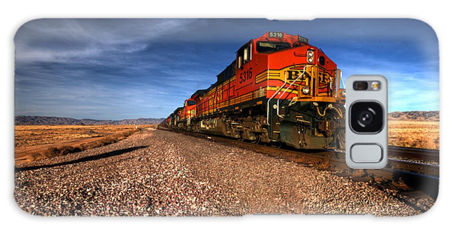 American Freight Train Galaxy Case featuring the photograph Arizona Power by Rob Hawkins