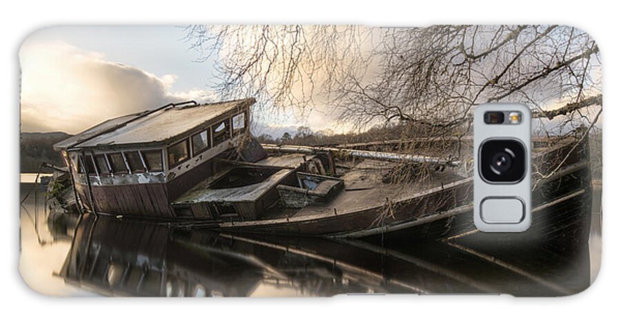 Loch Ness Galaxy Case featuring the photograph Boat Wreck on Loch Ness by Veli Bariskan
