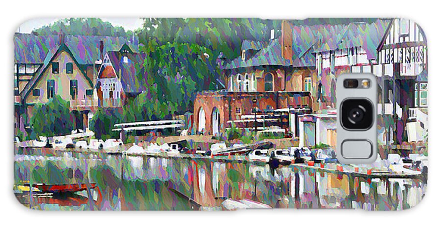 Jawn Galaxy Case featuring the photograph Boathouse Row in Philadelphia by Bill Cannon
