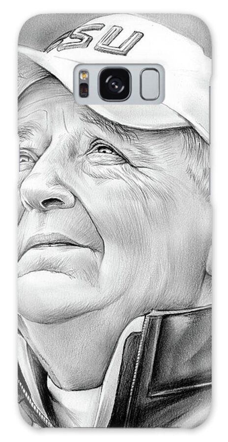 Bobby Bowden Galaxy Case featuring the drawing Bobby Bowden by Greg Joens