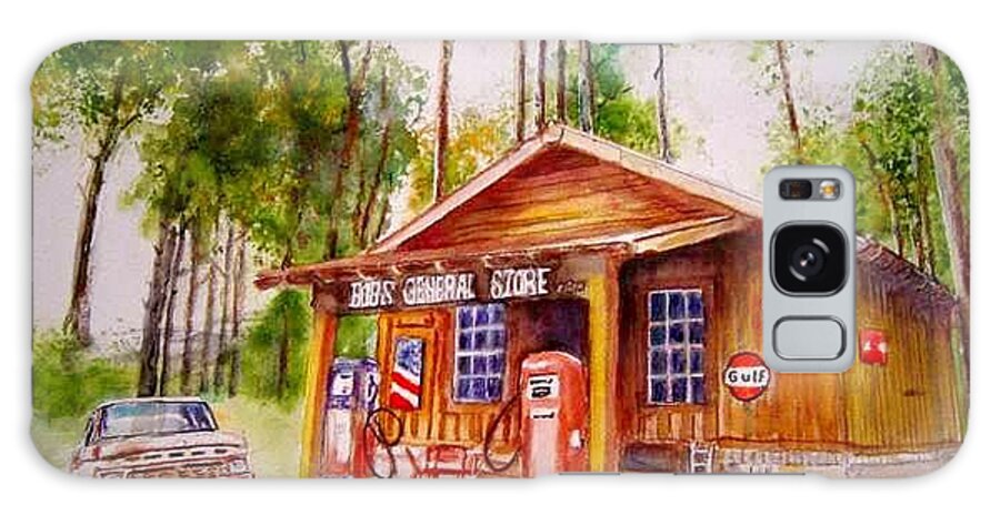  Galaxy Case featuring the painting Bobs General Store by Bobby Walters