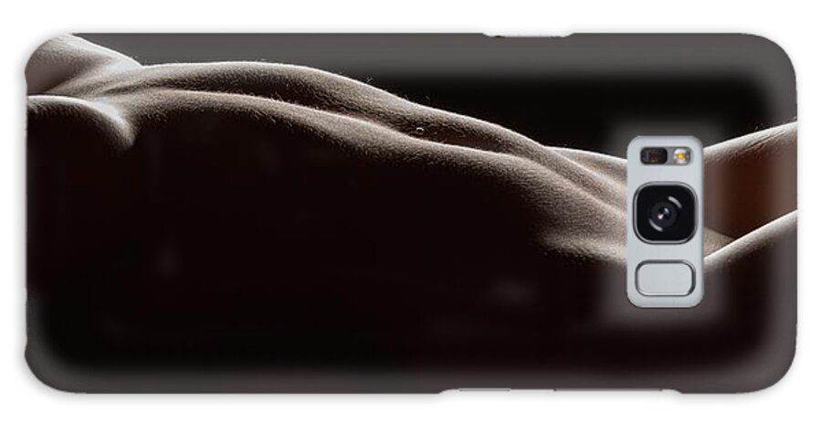 Silhouette Galaxy Case featuring the photograph Bodyscape 254 by Michael Fryd