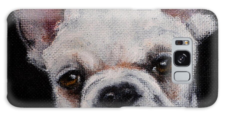 French Bulldog Galaxy Case featuring the painting Bogart by Carol Russell