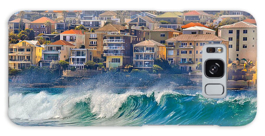 Sydney Galaxy S8 Case featuring the photograph Bondi Waves by Az Jackson