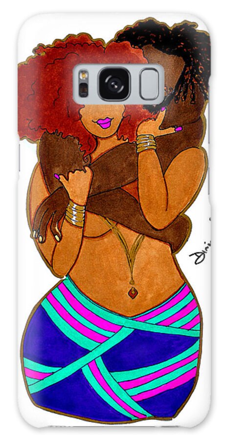  Black Art Galaxy Case featuring the photograph Boo Thang by Diamin Nicole