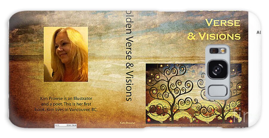 Book Jacket Cover Galaxy Case featuring the digital art My Book Jacket by Kim Prowse