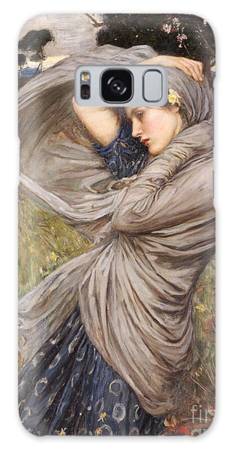 Boreas Galaxy Case featuring the painting Boreas by John William Waterhouse