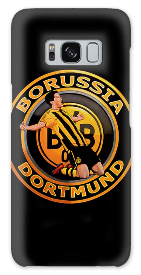 Borussia Dortmund Galaxy Case featuring the painting Borussia Dortmund Painting by Paul Meijering