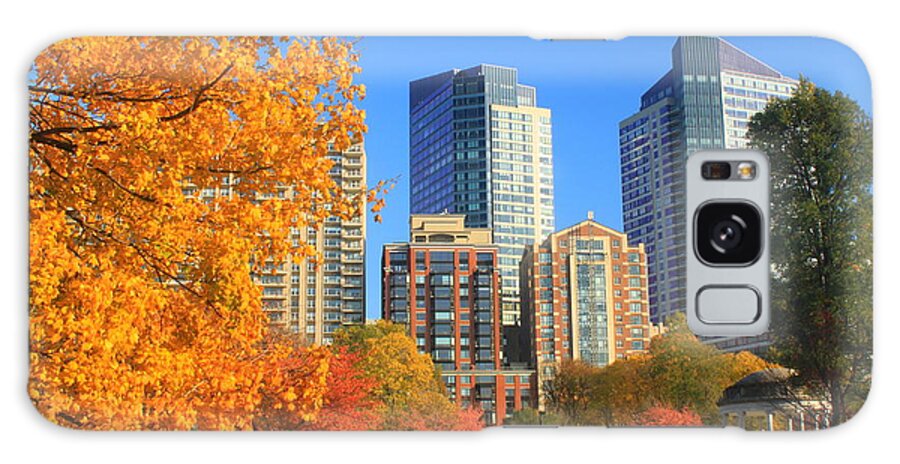 Boston Galaxy Case featuring the photograph Boston Common in Autumn by John Burk