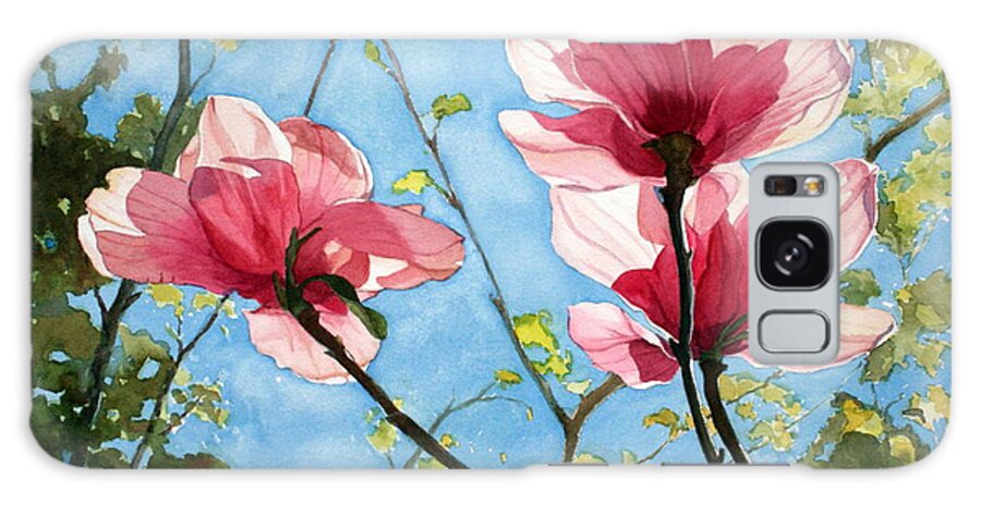 Flowers Galaxy Case featuring the painting Botanicals 3 by Jan Lawnikanis