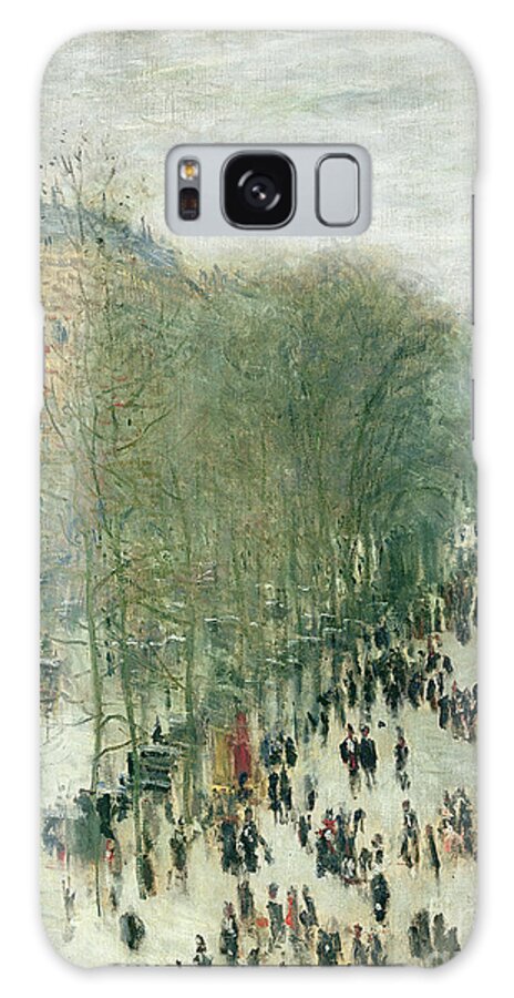 Boulevard Galaxy Case featuring the painting Boulevard des Capucines by Claude Monet
