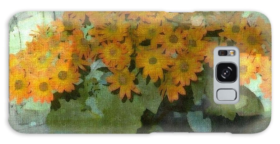 Flowers Galaxy Case featuring the photograph Bouquet of Sunshine by Kathie Chicoine