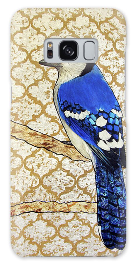 Song Bird Galaxy S8 Case featuring the painting Brady by Jacqueline Bevan