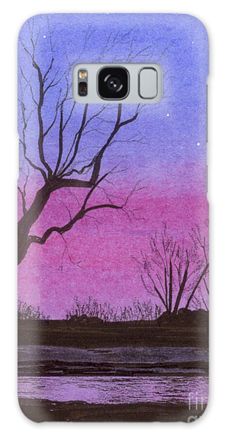 Watercolor Galaxy Case featuring the painting Brandywine Evening by Jackie Irwin