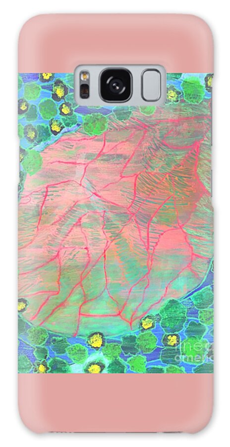 Canvas Art Pilbri Galaxy Case featuring the painting Breaking Through by Pilbri Britta Neumaerker