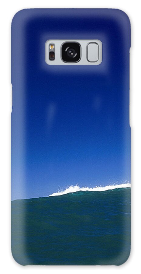 Edge Galaxy Case featuring the photograph Breaking Wave in the Surf by John Harmon