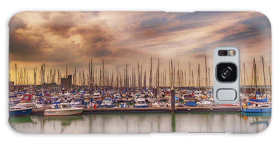 Breskens Galaxy Case featuring the photograph Breskens Marina by Wim Lanclus