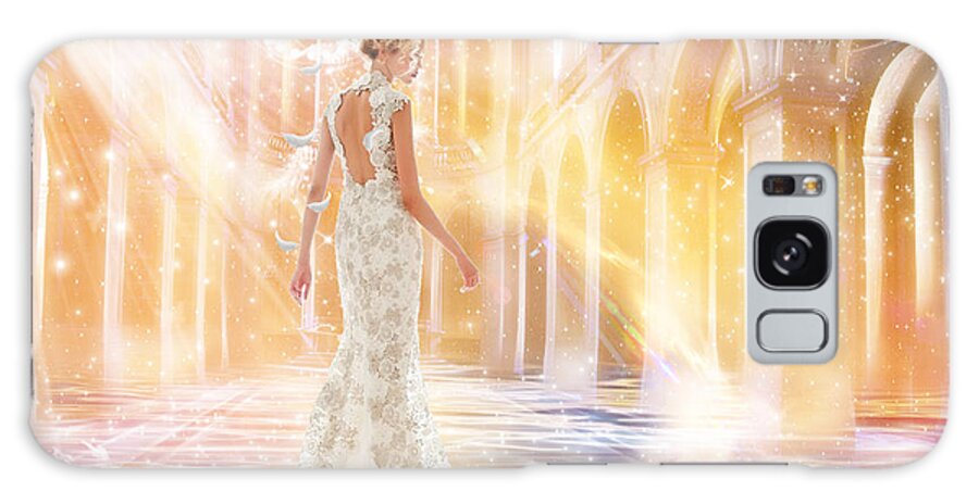 Bride Of Christ Galaxy Case featuring the digital art Bridal Season by Dolores Develde