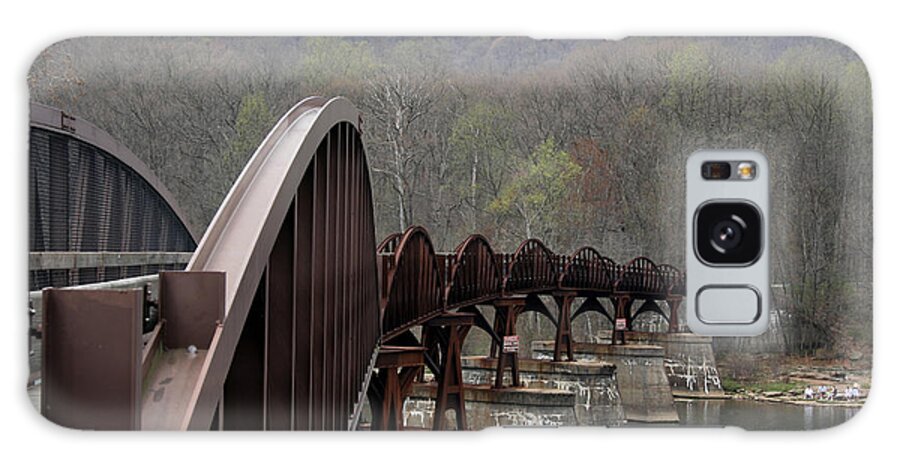 Bridge Galaxy Case featuring the photograph Bridge at Ohiopyle Pennsylvania by George Jones