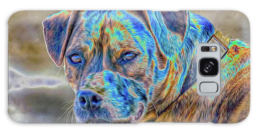 Dog Galaxy Case featuring the digital art Bulldog by DB Hayes