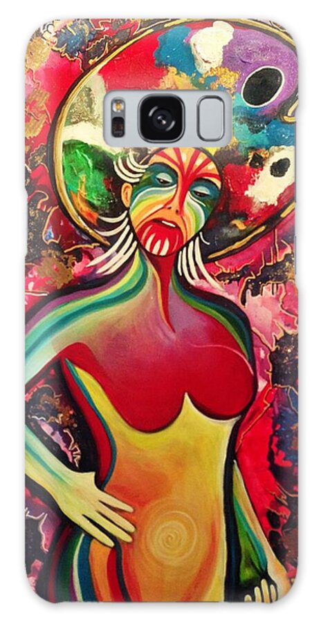 Art Galaxy Case featuring the painting Bring It by Tracy McDurmon