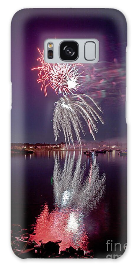 Fireworks Galaxy Case featuring the photograph Bristol Fireworks #3 by Butch Lombardi