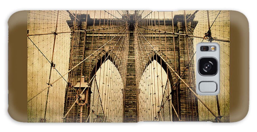 Bridge Galaxy S8 Case featuring the photograph Brooklyn Bridge Nostalgia by Jessica Jenney